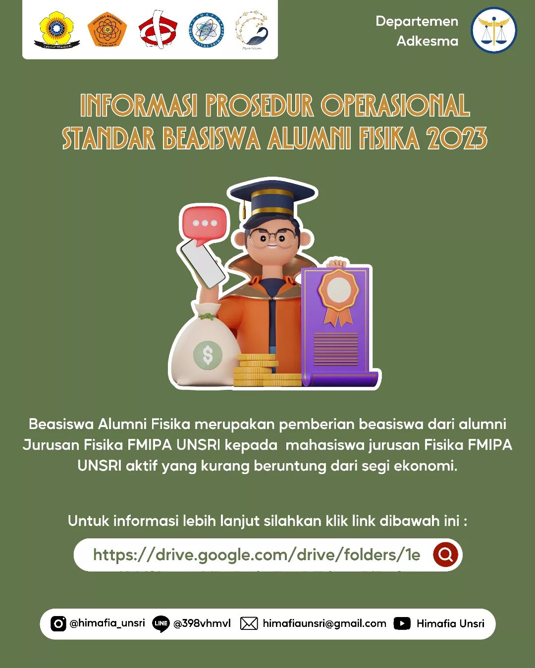 [Sekilas Info Adkesma #16: Informasi Prosedur Operasional Standar Beasiswa Alumni Fisika 2023 ]